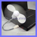 USB Mini Fan Metal Aluminum Flexible for PC Notebook Laptop Soft (FAN-710)